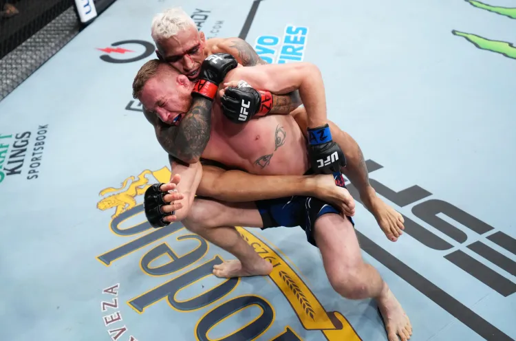 gettyimages-1396020791 Charles Oliveira'dan Justin Gaethje'ye Çifte Unvan Maçı Çağrısı